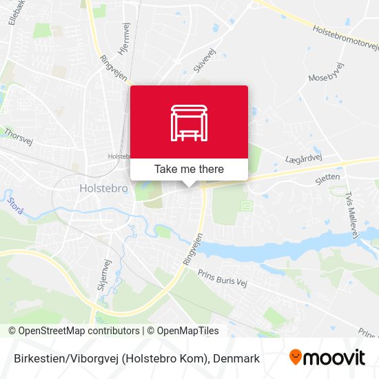 Birkestien / Viborgvej (Holstebro Kom) map
