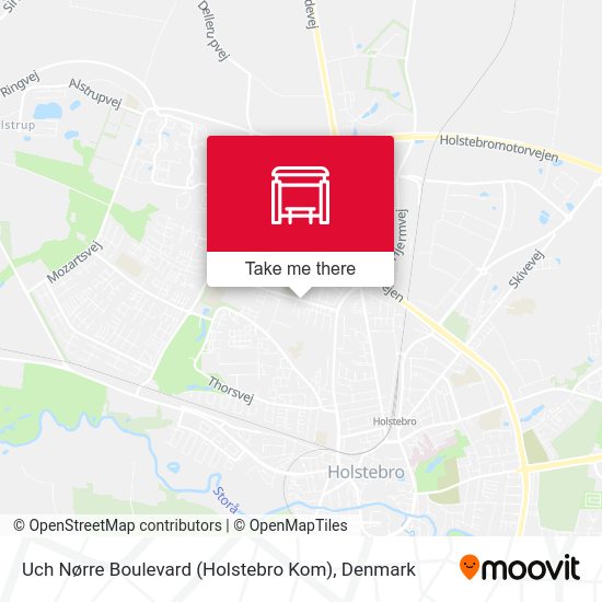 Uch Nørre Boulevard (Holstebro Kom) map