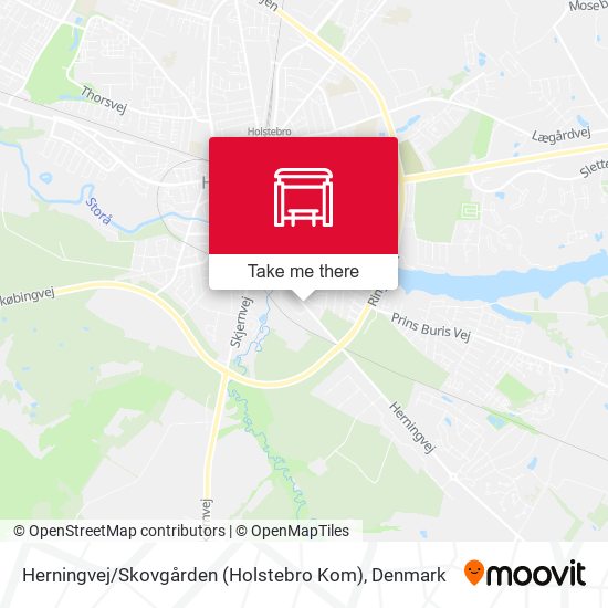 Herningvej / Skovgården (Holstebro Kom) map