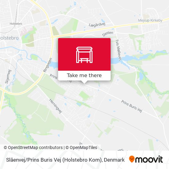 Slåenvej / Prins Buris Vej (Holstebro Kom) map