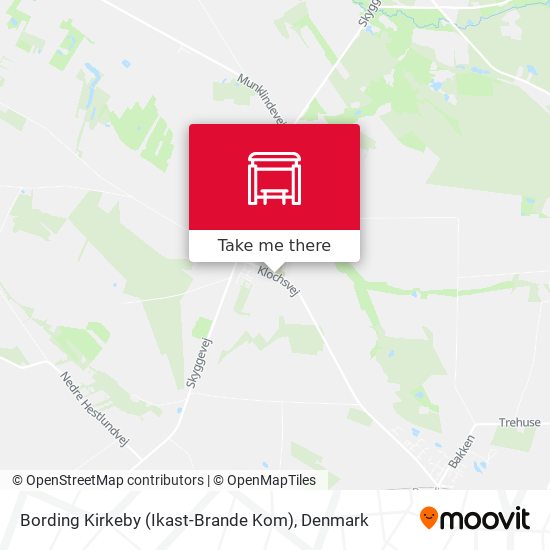 Bording  Kirkeby (Ikast-Brande Kom) map