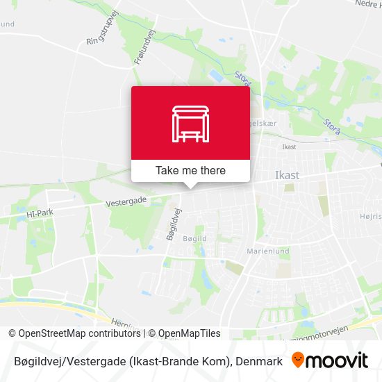 Bøgildvej / Vestergade (Ikast-Brande Kom) map