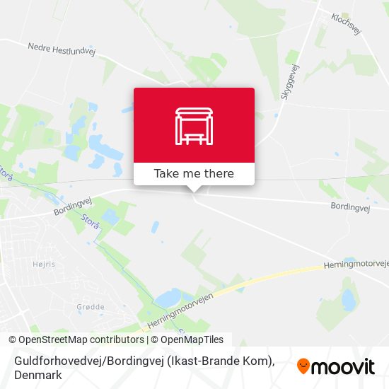 Guldforhovedvej / Bordingvej (Ikast-Brande Kom) map