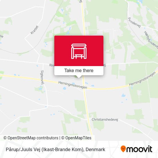 Pårup / Juuls Vej (Ikast-Brande Kom) map
