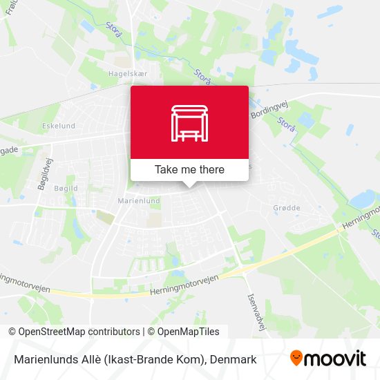 Marienlunds Allè (Ikast-Brande Kom) map