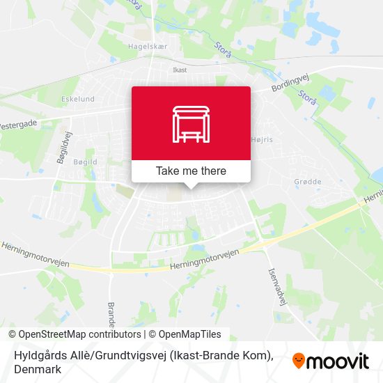 Hyldgårds Allè / Grundtvigsvej (Ikast-Brande Kom) map