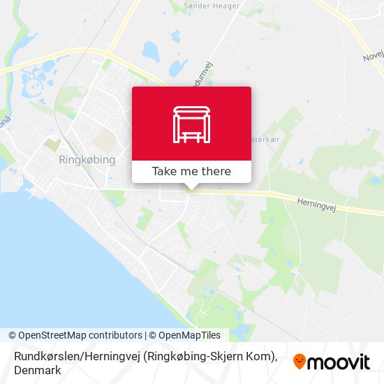 Rundkørslen / Herningvej (Ringkøbing-Skjern Kom) map