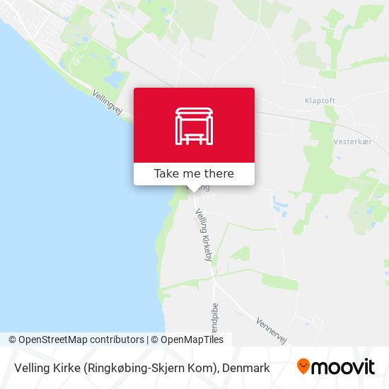 Velling Kirke (Ringkøbing-Skjern Kom) map