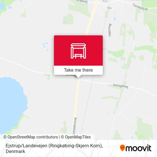 Ejstrup / Landevejen (Ringkøbing-Skjern Kom) map