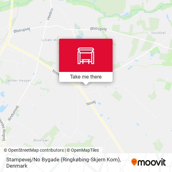 Stampevej / No Bygade (Ringkøbing-Skjern Kom) map