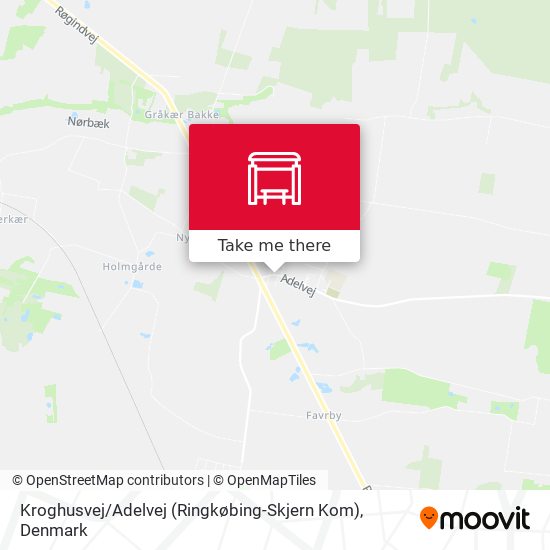 Kroghusvej / Adelvej (Ringkøbing-Skjern Kom) map