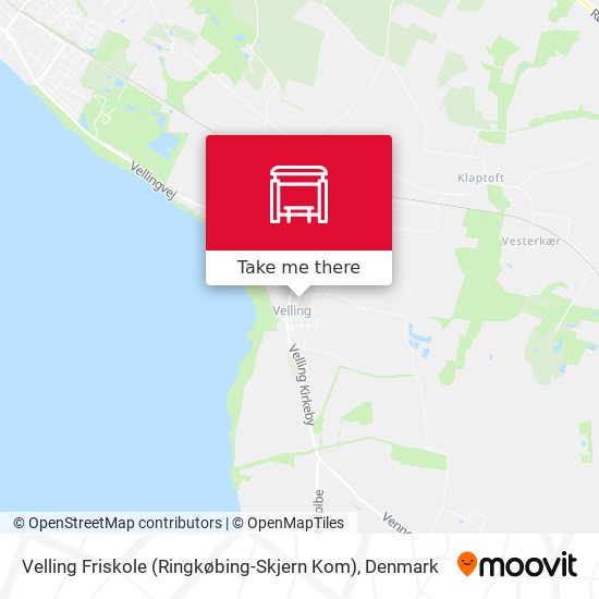 Velling Friskole (Ringkøbing-Skjern Kom) map