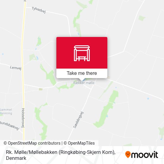 Rk. Mølle / Møllebakken (Ringkøbing-Skjern Kom) map