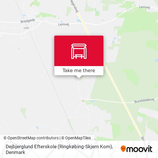 Dejbjerglund Efterskole (Ringkøbing-Skjern Kom) map
