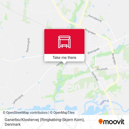Ganerbo / Klostervej (Ringkøbing-Skjern Kom) map