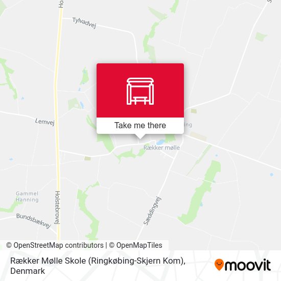 Rækker Mølle Skole (Ringkøbing-Skjern Kom) map