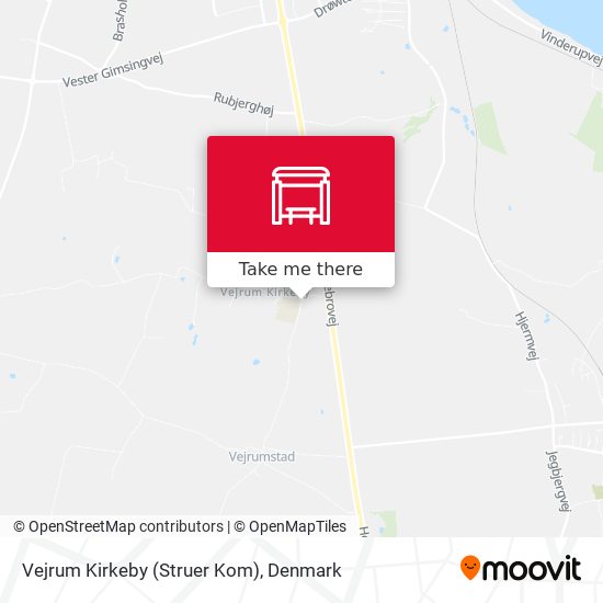 Vejrum Kirkeby (Struer Kom) map