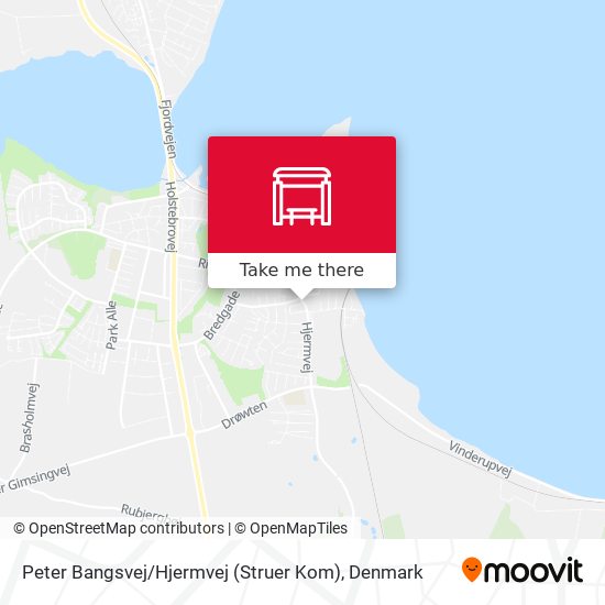 Peter Bangsvej / Hjermvej (Struer Kom) map