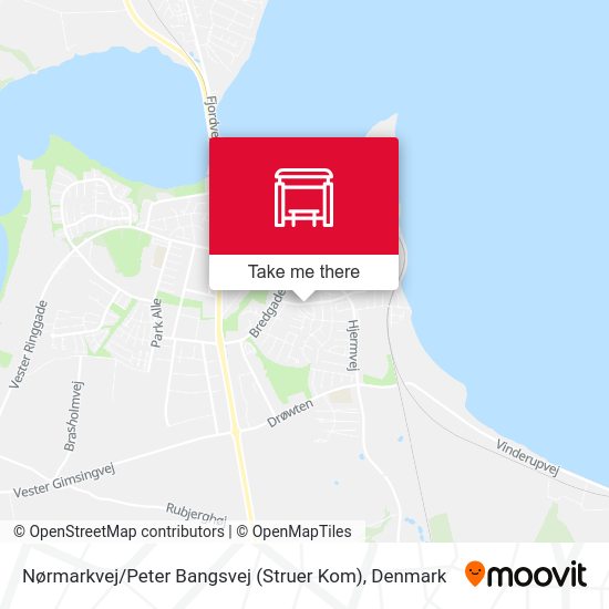 Nørmarkvej / Peter Bangsvej (Struer Kom) map