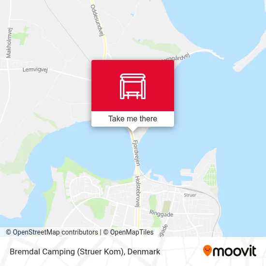 Bremdal Camping (Struer Kom) map