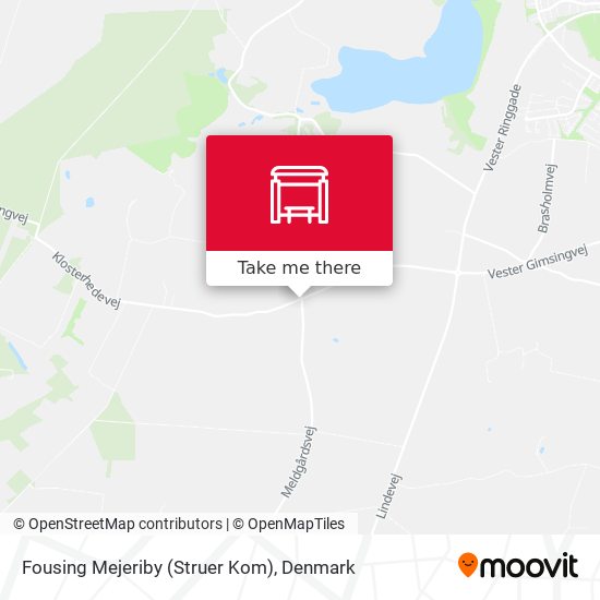 Fousing Mejeriby (Struer Kom) map