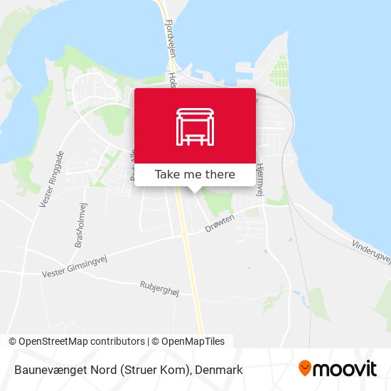 Baunevænget Nord (Struer Kom) map