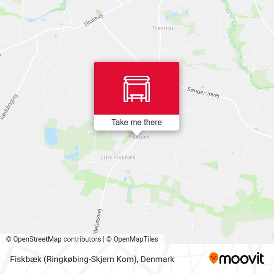 Fiskbæk (Ringkøbing-Skjern Kom) map