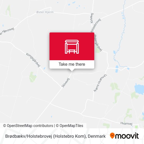 Brødbækv / Holstebrovej (Holstebro Kom) map