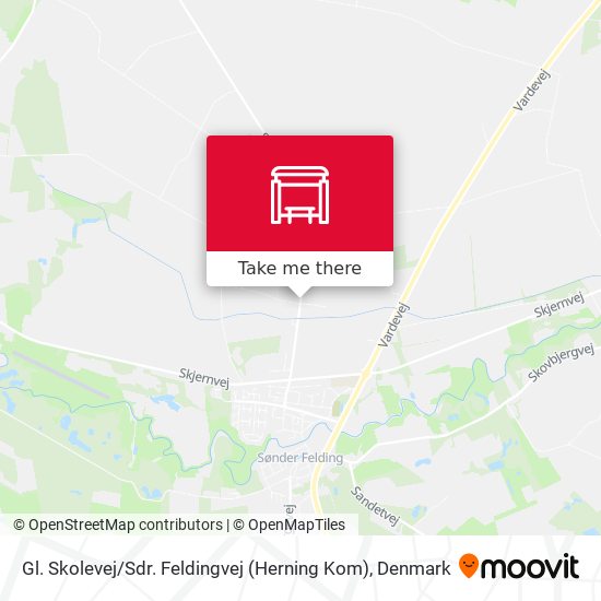 Gl. Skolevej / Sdr. Feldingvej (Herning Kom) map