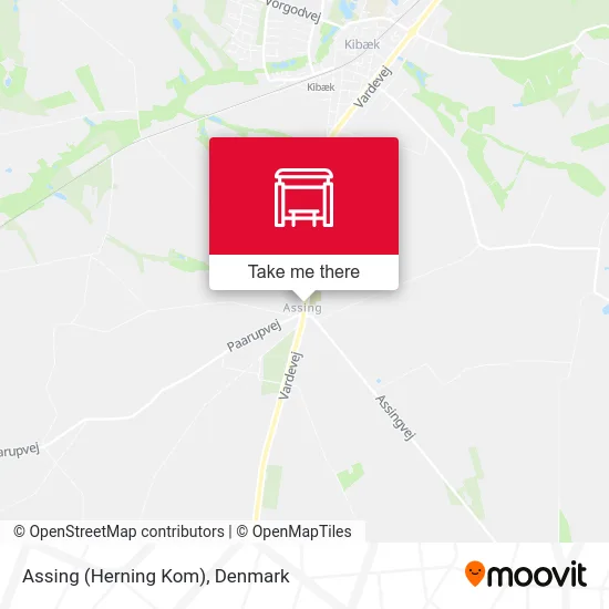 Assing (Herning Kom) map