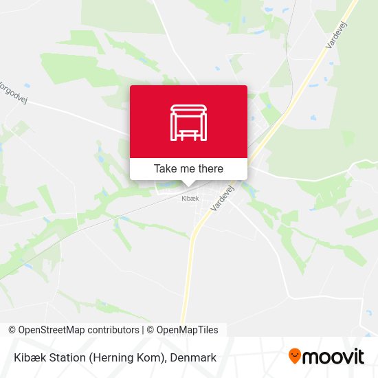 Kibæk Station (Herning Kom) map