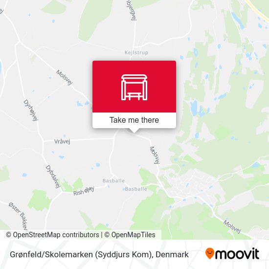 Grønfeld / Skolemarken (Syddjurs Kom) map