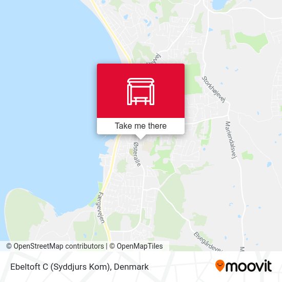 Ebeltoft C (Syddjurs Kom) map