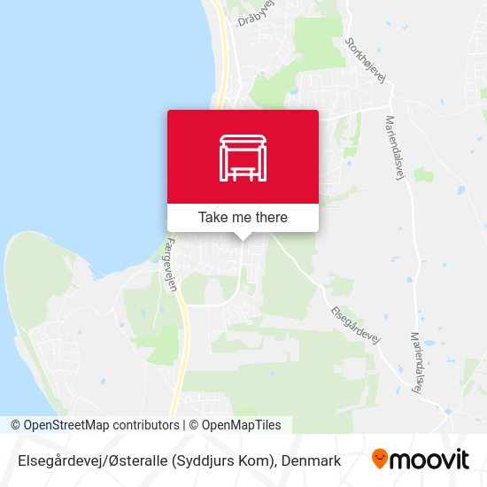 Elsegårdevej / Østeralle (Syddjurs Kom) map