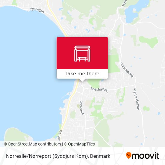 Nørrealle / Nørreport (Syddjurs Kom) map
