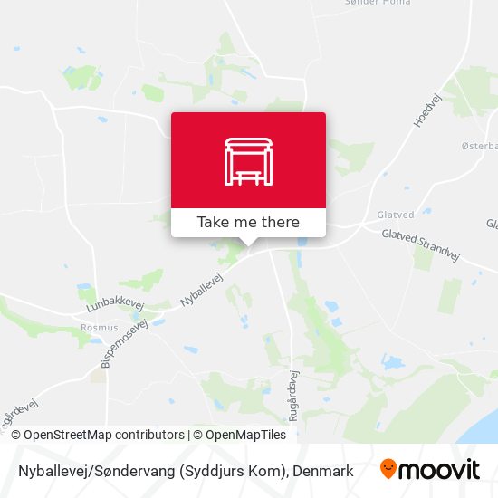 Nyballevej / Søndervang (Syddjurs Kom) map