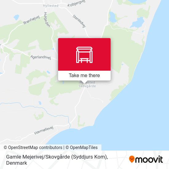 Gamle Mejerivej / Skovgårde (Syddjurs Kom) map