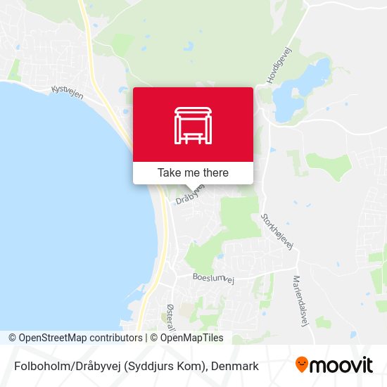 Folboholm / Dråbyvej (Syddjurs Kom) map