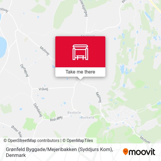 Grønfeld Byggade / Mejeribakken (Syddjurs Kom) map