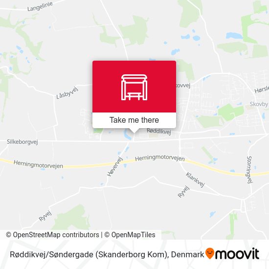 Røddikvej / Søndergade (Skanderborg Kom) map