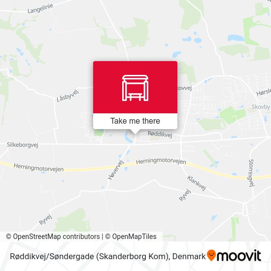 Røddikvej / Søndergade (Skanderborg Kom) map