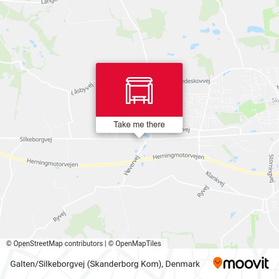 Galten / Silkeborgvej (Skanderborg Kom) map