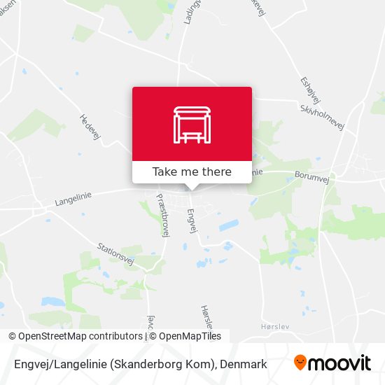 Engvej / Langelinie (Skanderborg Kom) map