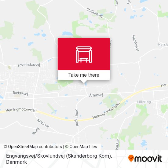 Engvangsvej / Skovlundvej (Skanderborg Kom) map