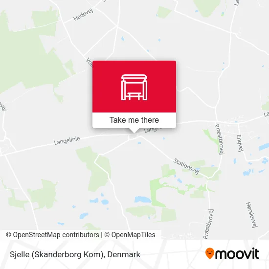 Sjelle (Skanderborg Kom) map