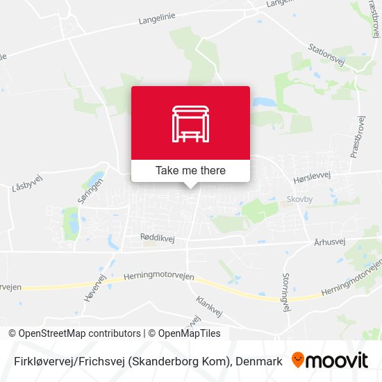 Firkløvervej / Frichsvej (Skanderborg Kom) map
