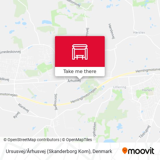 Ursusvej / Århusvej (Skanderborg Kom) map