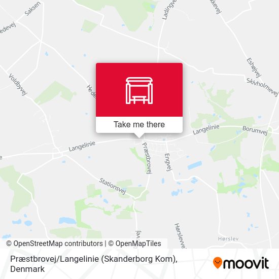 Præstbrovej / Langelinie (Skanderborg Kom) map