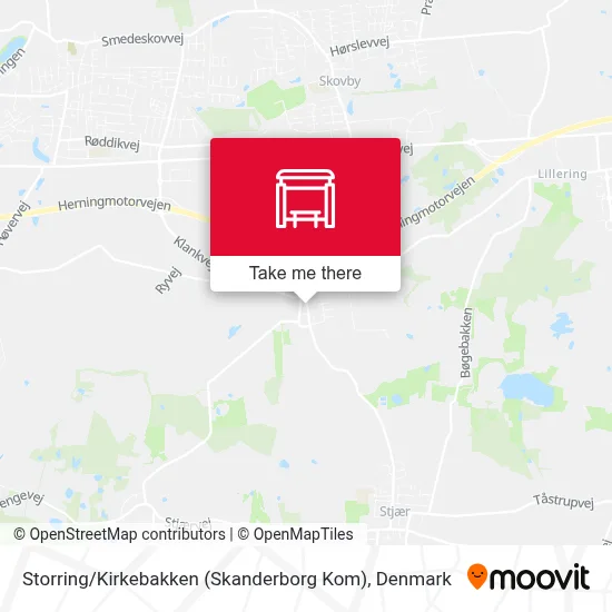 Storring / Kirkebakken (Skanderborg Kom) map