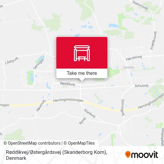 Røddikvej / Østergårdsvej (Skanderborg Kom) map